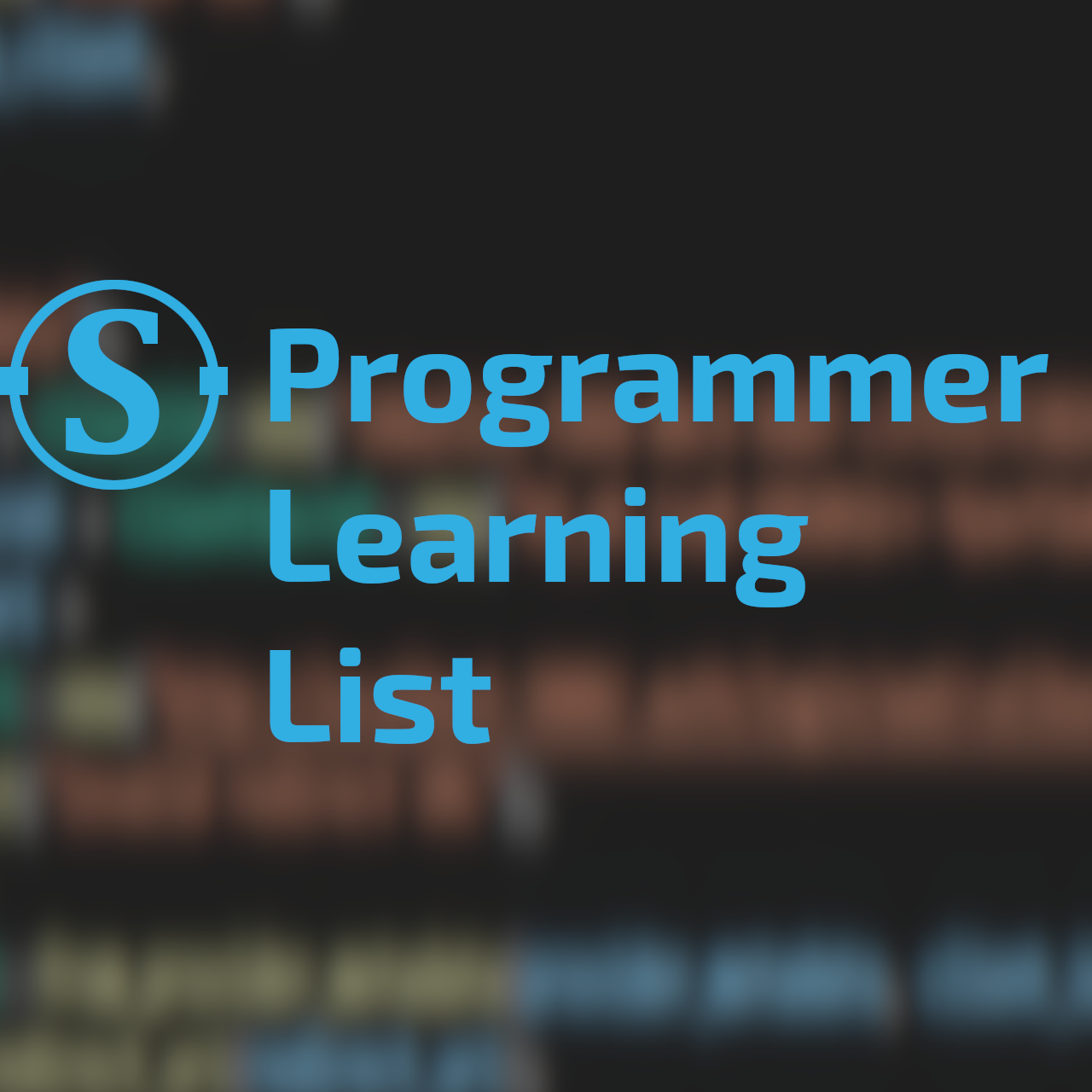 Programmer learning list